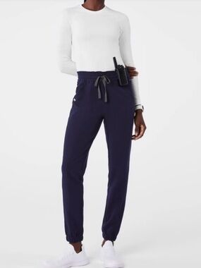 Figs High Waisted Regina Jogger large navy
